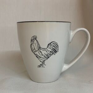 White Rooster Mug